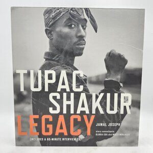 Tupac Shakur Legacy Hardcover Slipcover Book 2006 Jamal Joseph CD Interview